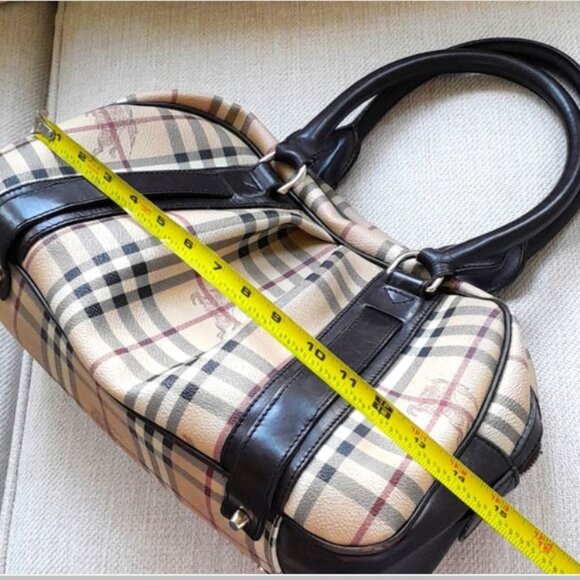 Gorgeous Classic Vintage Burberry Satchel! - Picture 5 of 16